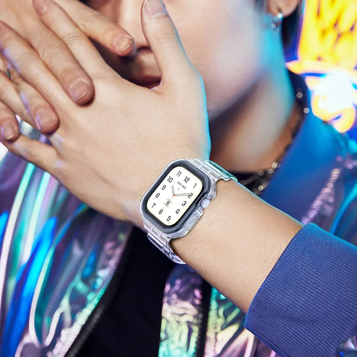 Pulseira + Case Apple Watch - Aquarium