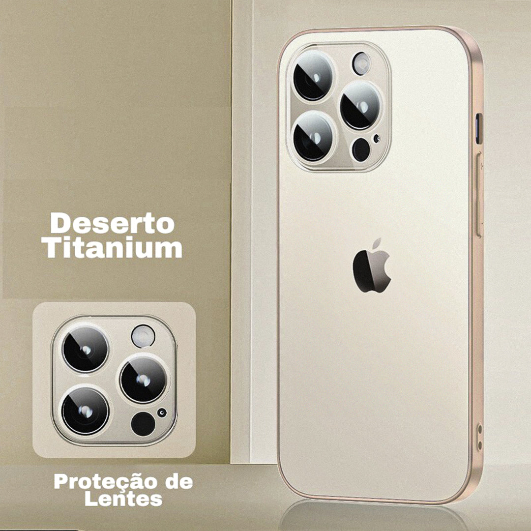 Case / Capinha Iphone i Glass (Series 14 ao 16 ProMax)